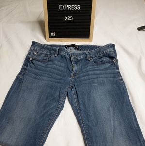 Express Barely Boot Jeans